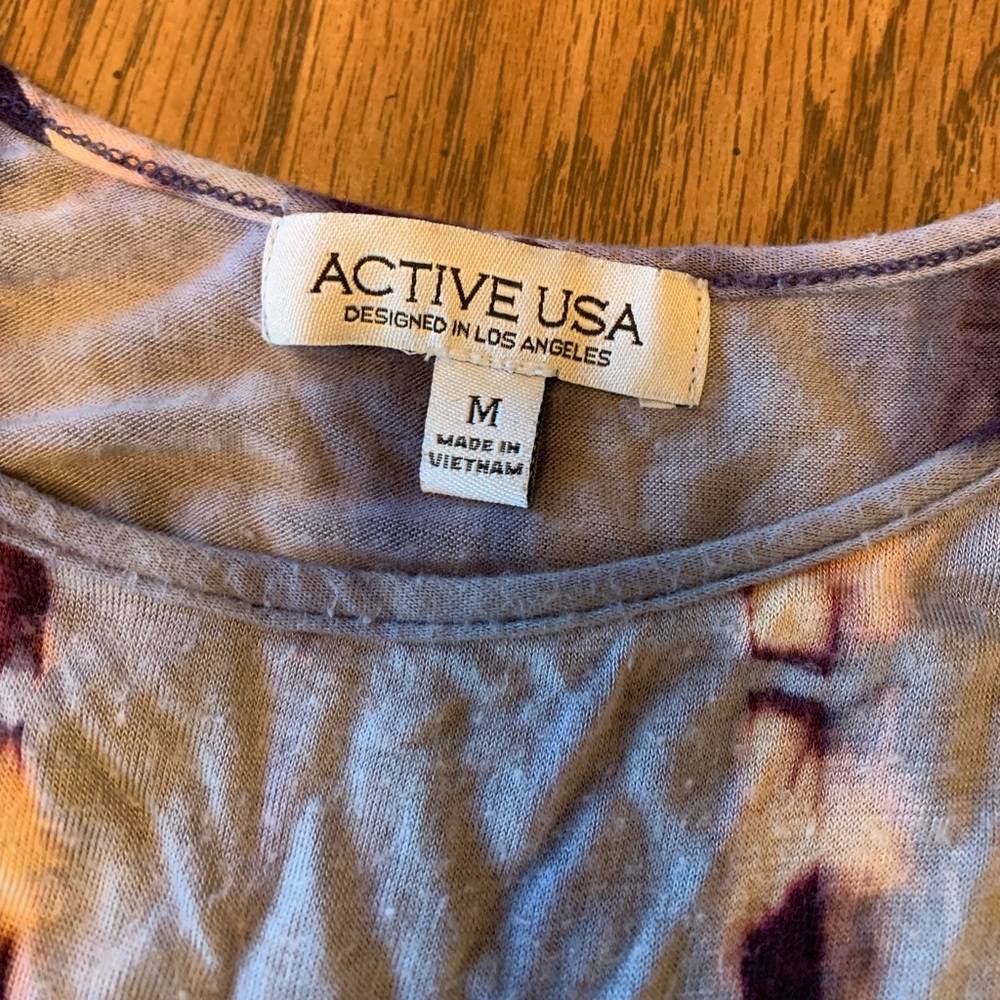 Tie dye crop top tank top Y2K festival top EDM concert country - Picture 3 of 5